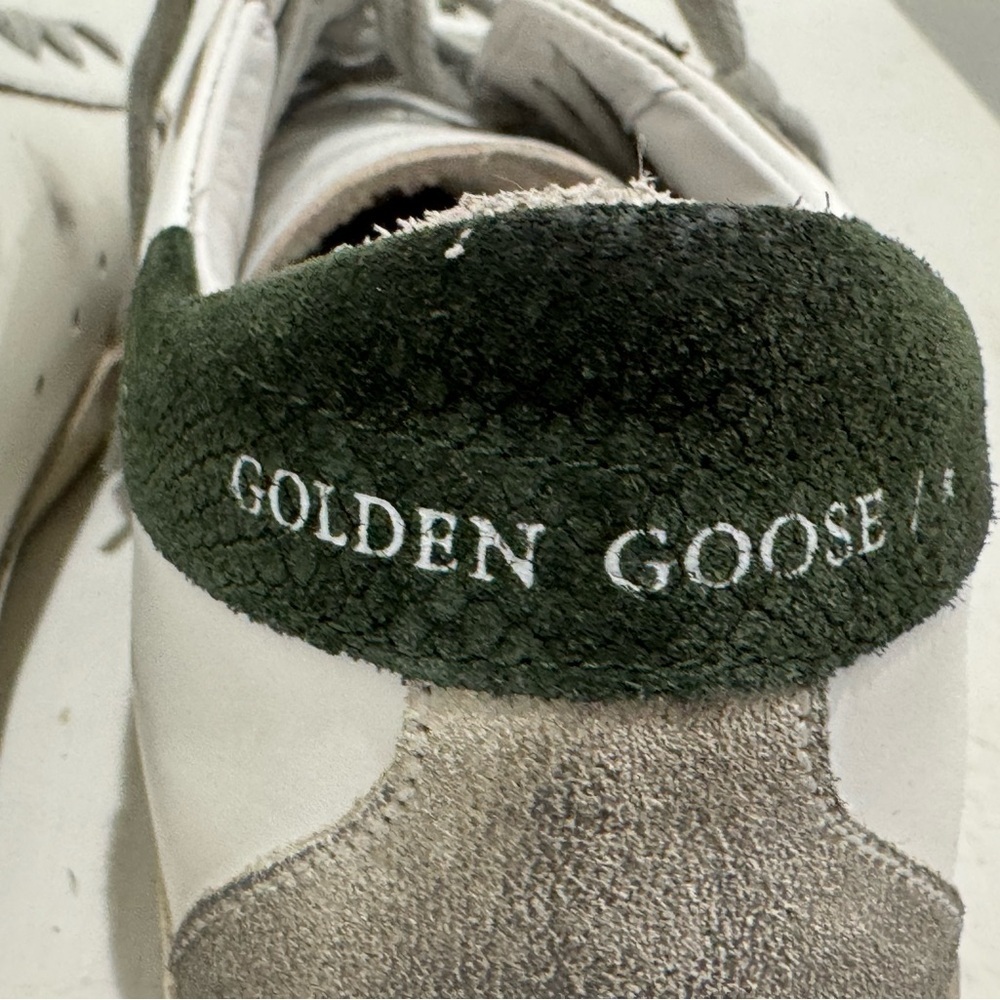 Golden Goose Women's Super Star White Leather Military NIB - Picture 8 of 11